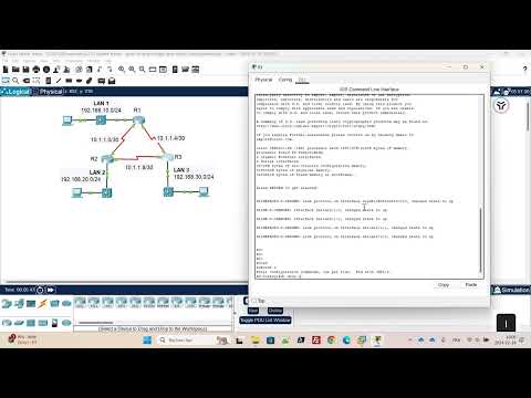 2 .2.13 packet tracer--- point to point single area ospfv2 configuration