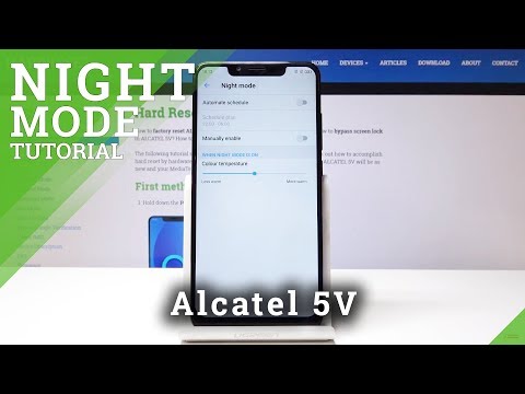 How to Enable Night Mode in Alcatel 5V - Eye Comfort Mode
