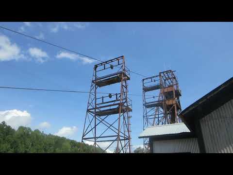 Cable Supports to Head Works, Soudan Underground Mine