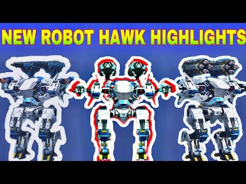 New TITAN Killer HAWK Robot's HIGHLIGHTS | WAR ROBOTS | PRO KILLERS WR