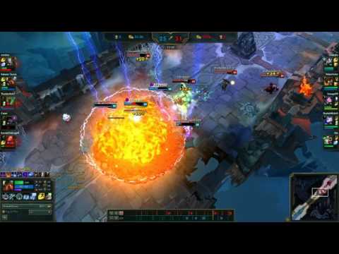 League of Legends Incredible combo | Zilean,Kennen,Riven,Ziggs