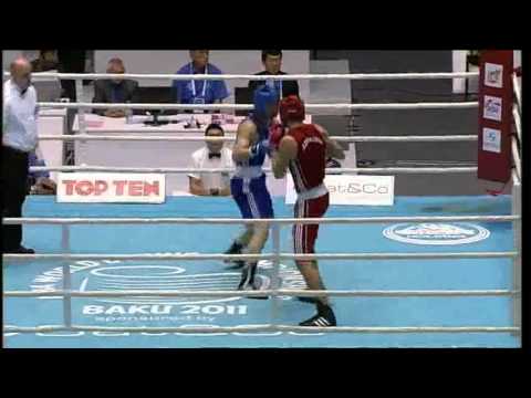 Heavy (91kg) SF - Mammadov Teymur (AZE) VS Wang Xuanxuan (BLR) - 2011 AIBA World Champs