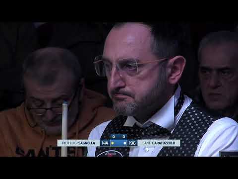 Piero Sagnella VS Santi Caratozzolo - I PRINCIPI DEL BILIARDO 2 - Tappa 2