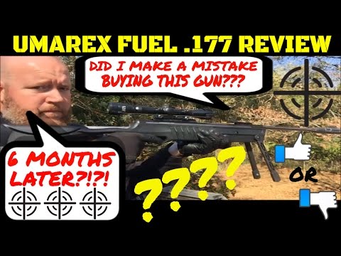 6 MONTHS LATER!? 10/2016 UMAREX FUEL .177 GAS SPRING PISTON PELLET GUN AIR RIFLE AIRGUN TEST TESTING