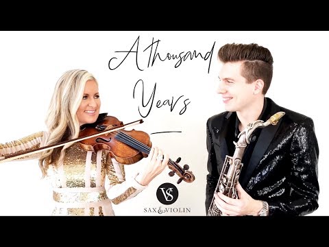 A Thousand Years - MOST BEAUTIFUL you’ve EVER heard! (SaxAndViolin)