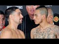 JOSE BENAVIDEZ JR REFUSES TO BREAK INTENSE STAREDOWN WITH DANNY GARCIA AT WEIGH IN | FULL VIDEO