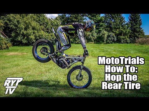MotoTrials How To: Hop the Rear Tire / Nose Wheelies with Pat Smage