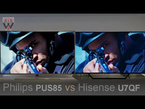 Philips PUS8505 vs Hisense U7QF Smart TV