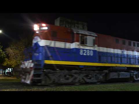 [4K] Mega-tren vacio de NCA con destino a General Deheza pasando por Marcos Juárez!!!!!!