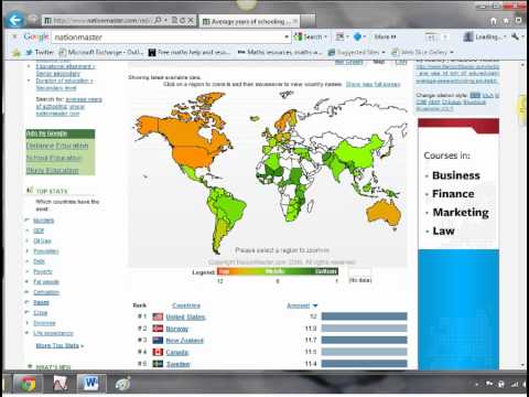 Mr Barton's Web Whizz Video 15 - Nation Master