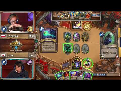 [Hearthstone]Amyks vs uya - HCT Summer Championship Group B