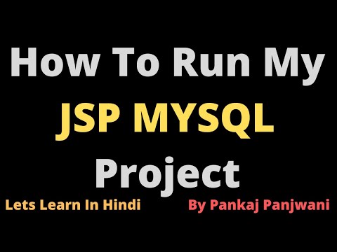 How To Run My JSP MYSQL Project || JSP MYSQL Eclipse or Spring Tool Suit