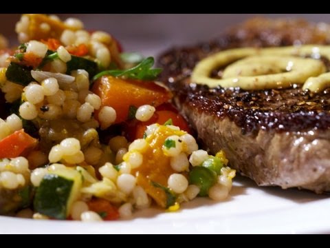 roasted couscous salad