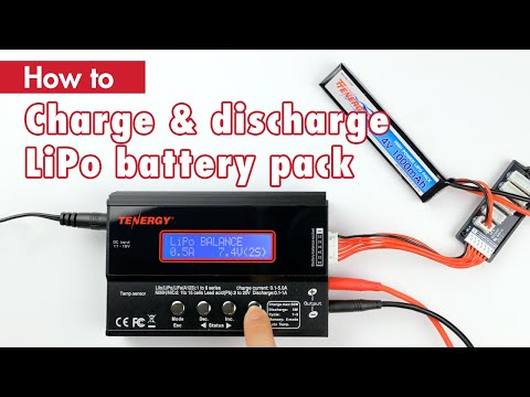 How to charge and discharge a LiPo battery pack with Tenergy's TB6B (with voice-over)