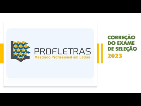EXAME PROFLETRAS 2023 PARTE 1