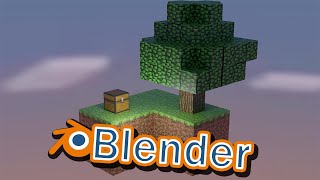 Making Minecraft in Blender