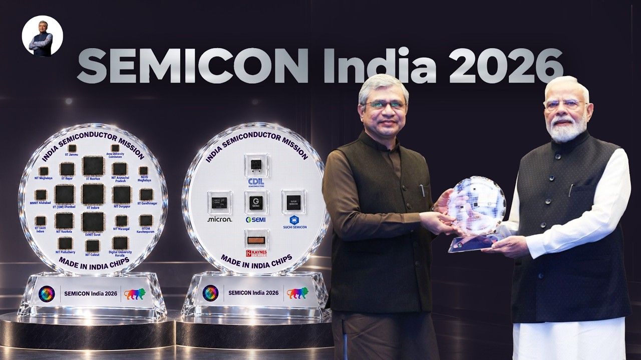 SEMICON India 2026 공식 영상의 인도 반도체 행사 이미지