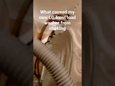How I fixed the shaking of my brand new LG front load washer