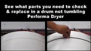 Performa Dryer Drum Not Spinning — How To Check & Replace The Belt