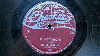 Little Walter - It Ain&#39;t Right 78 rpm!