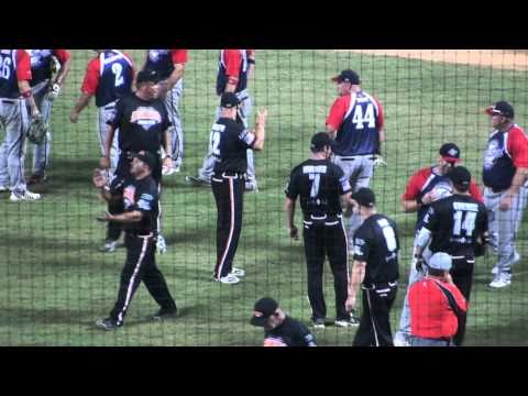 2010 USSSA Major World Series - Resmondo and Dan Smith benches clear