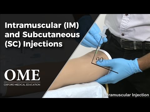 Intramuscular and Subcutaneous Injections - Clinical...