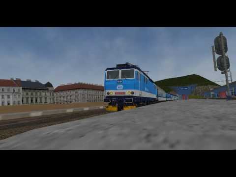 Open Rails, R 610 Karlex, Trať 130, Ústí n. L.-Chomutov