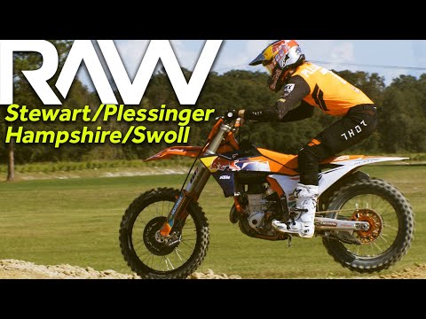 Plessinger/Stewart/Hampshire/Wilson Supercross Practice RAW - Motocross Action Magazine