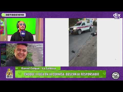 🚨 BUSCAN AL RESPONSABLE DE UN SINIESTRO VIAL EN LA CALDERA 🛣️