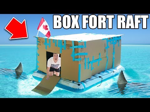 BOX FORT BOAT SURVIVAL CHALLENGE! 📦 Video