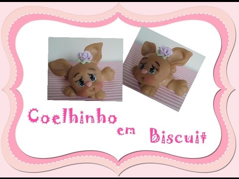 Coelho em biscuit
