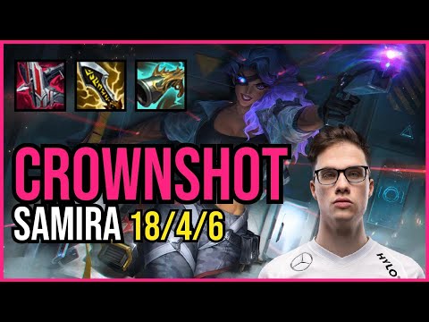 CROWNSHOT - SAMIRA vs. DRAVEN ADC | EUW MASTER | PATCH 11.2