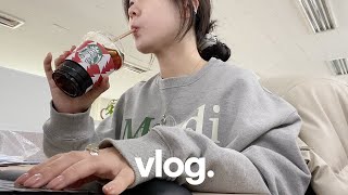 직장인 브이로그 👩🏻‍💻 월요병을 없애는 법: 일요일에 출근을 한다. + 요즘 쓰는 겨울향수