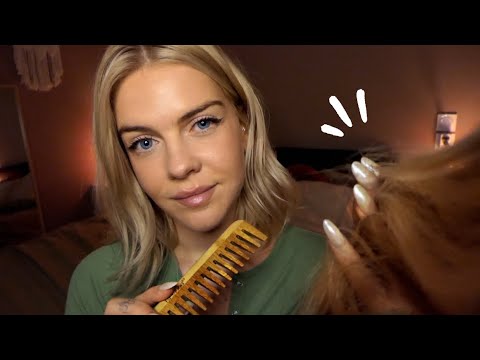 ASMR | je m’occupe de tes cheveux jusqu’à ce que tu t’endormes 💚