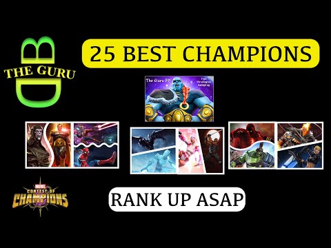 25 BEST CHAMPIONS in Marvel Contest Of Champions.