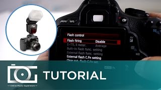 FLASH TUTORIAL | Error: Menu Cannot Be Displayed Due To Incompatible Flash | CANON Cameras