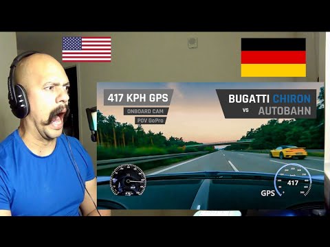 CRAZY Bugatti Chiron on Autobahn | 417 KPH GPS On Board CAM POV GoPro