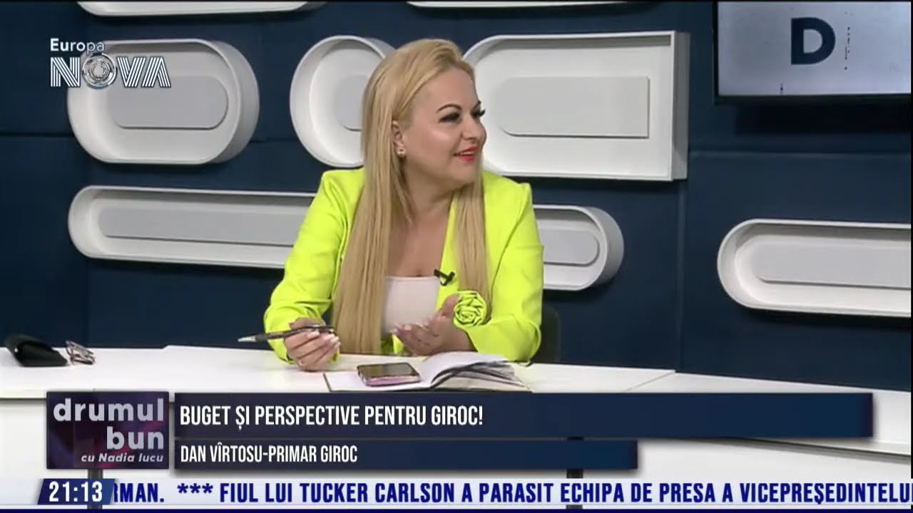 VIDEO (integral) emisiune Drumul Bun cu NADIA IUCU. Invitat:  Dan Virtosu-primar comuna Giroc