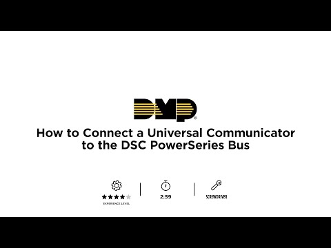 How to Connect a Universal Communicator to the DSC PowerSeries Bus