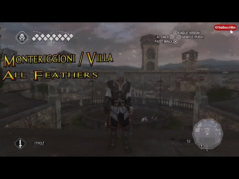 Assassin's Creed 2 - Monteriggioni / Villa - All Feathers Location