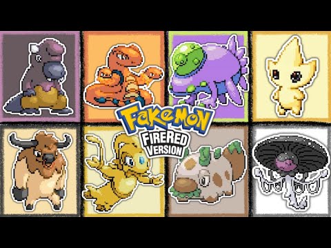 🔥 Fakemon FireRed v2.0 – NEW POKÉDEX (All Fakemon!) 🔥