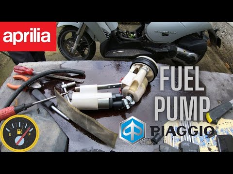 Aprilia scarabeo 400 fuel hose from the fuel pump replaced and Pickup RPM sensor PART-1