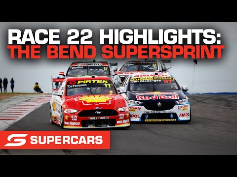 SUPERCARS 2022 The Bend スーパースプリント 決勝レース22のハイライト動画