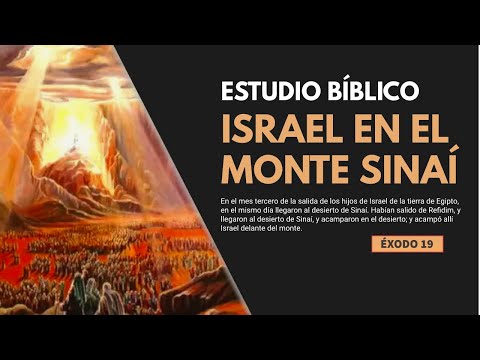 Estudio Bíblico | Israel en el monte Sinaí - REFLEXIÓN.