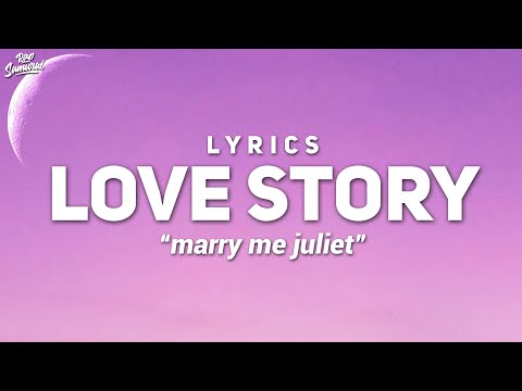 Taylor Swift - Love Story (Lyrics) Disco Lines Remix "marry me juliet you'll never have to be alone"