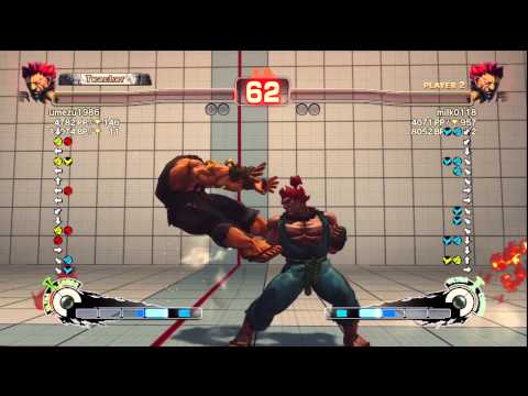 umezu1986 [Akuma] vs. milk0118 [Akuma] | SSF4 AE
