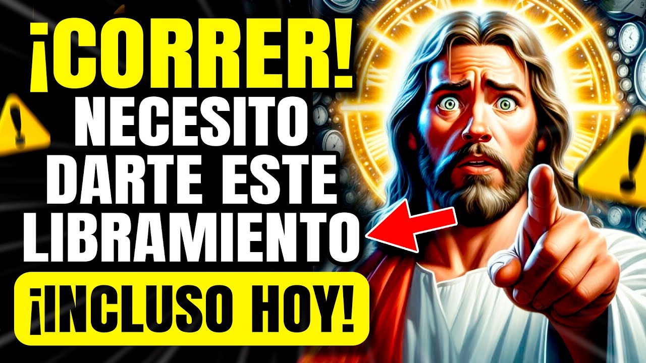 ⚠️DIOS EXCLAMA: ¡HIJO, CORRE! ¡NECESITO DARTE ESTE LIBRAMIENTO AÚN HOY! ¡MENSAJE URGENTE DE DIOS!