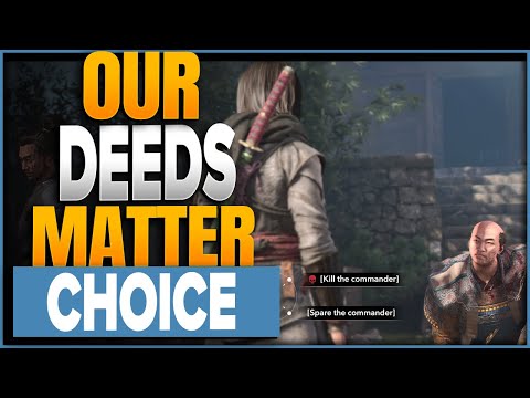 Our Deeds Matter Or We Are Equal In Death Choice In Assassins Creed Shadows
