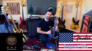 Video thumbnail for Fender Precision American Original '60s (Lake Placid Blue) REVIEW- BASS PILLS by Precision Bass Fanpage