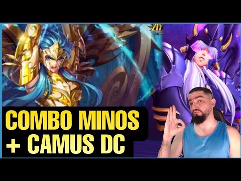 Combo: Camus Divino + Minos de Griffon - Saint Seiya Awakening